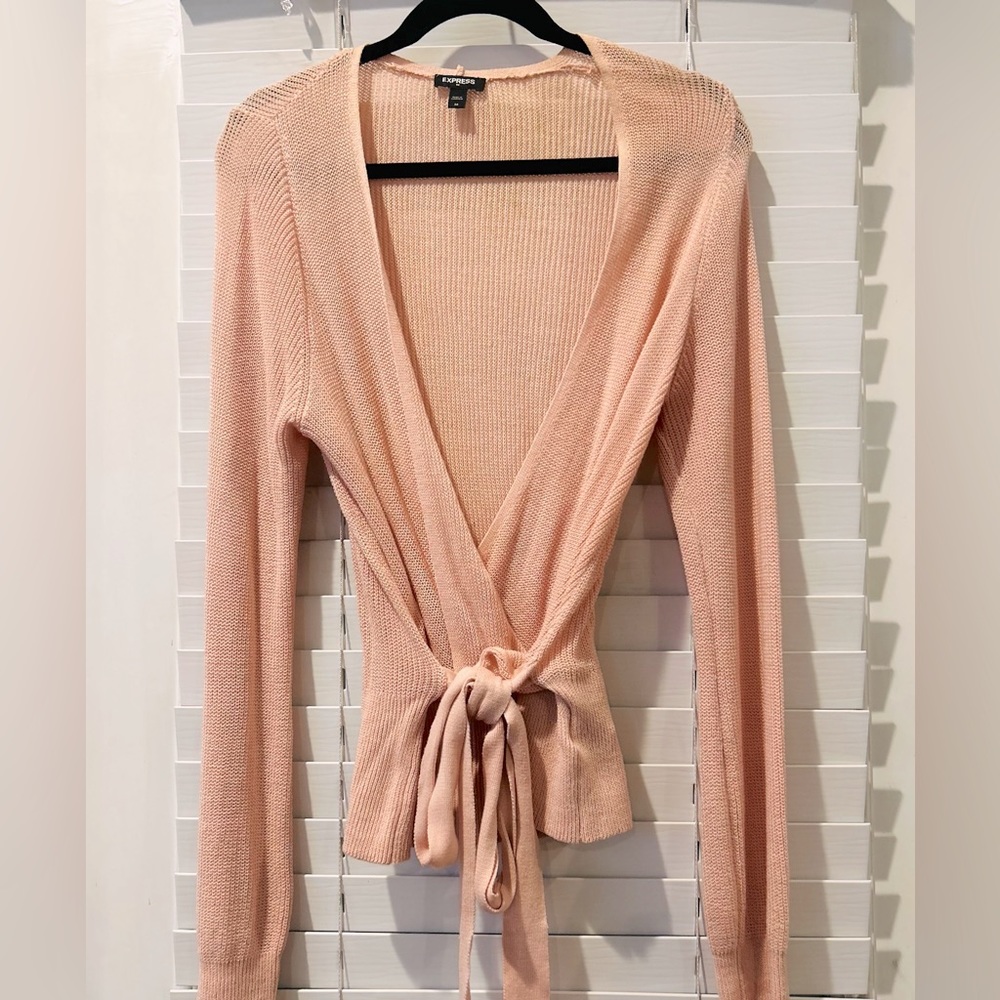 Express lightweight wrap sweater!!